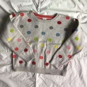 Colorful GAP polka dot sweater